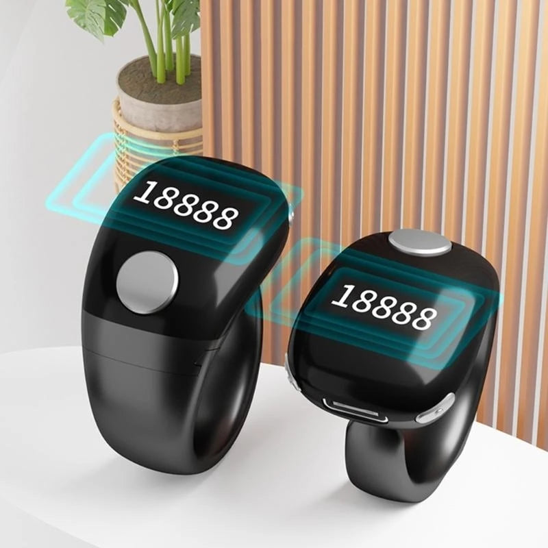 Smart Ring Point Marker Row Finger Counter LCD Electronic Digital Tally Counter for Sewing Knitting Tool Mini Stitch Counter